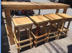 Bar Counter Table L150 x D60 x H90 - color (Semi glossy )