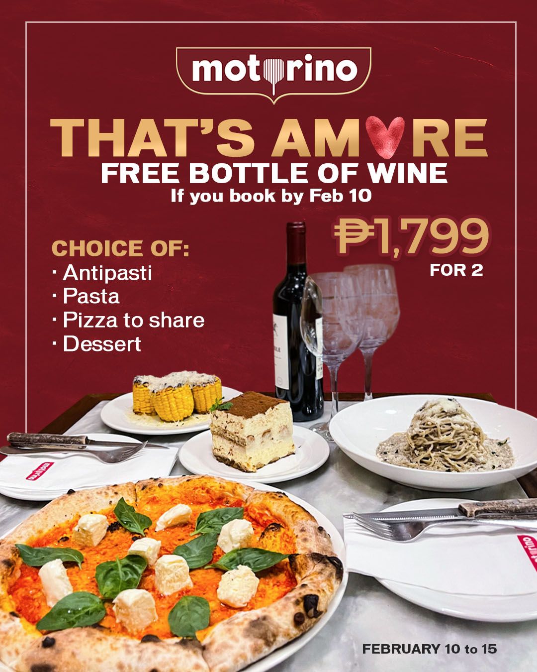 That's Amore - Valentine's Set for 2