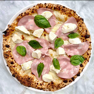 MORTADELLA BURRATA PIZZA